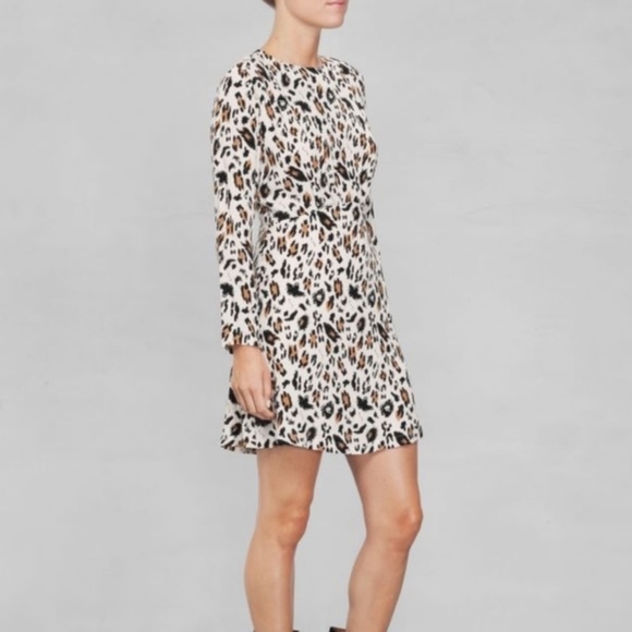 leopard print dress & other stories